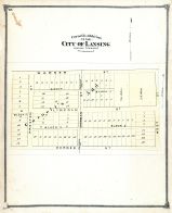 Lansing Addition, Ingham County 1874 with Lansing